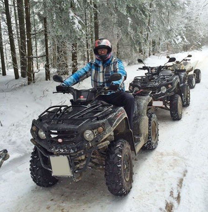 Quadtour Straubing Winter